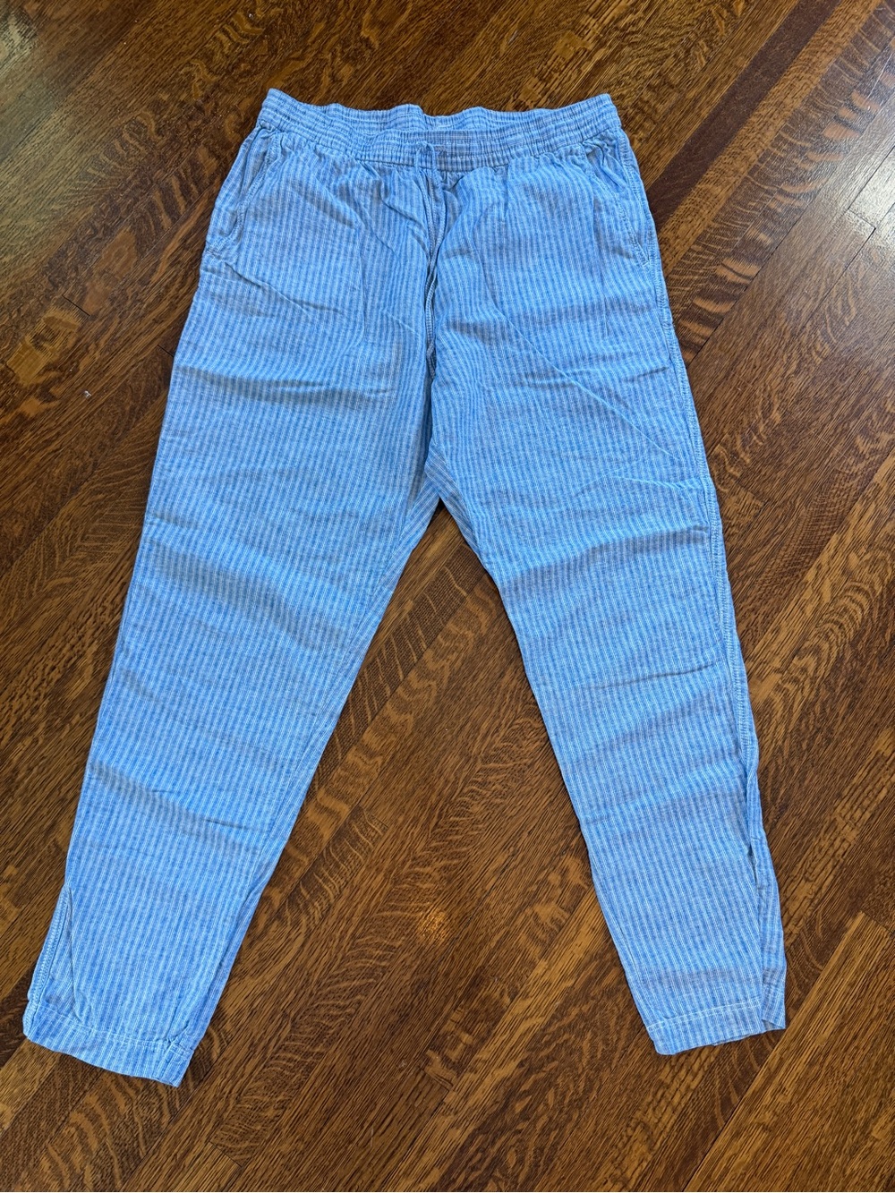 H&M Light Blue Striped Men's Joggers